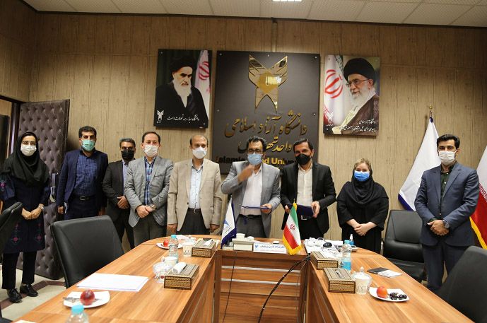 تفاهمنامه همکاری مشاوران آزمای نفت ایرانیان و دانشگاه آزاد اسلامی واحد شهرقدس- 2